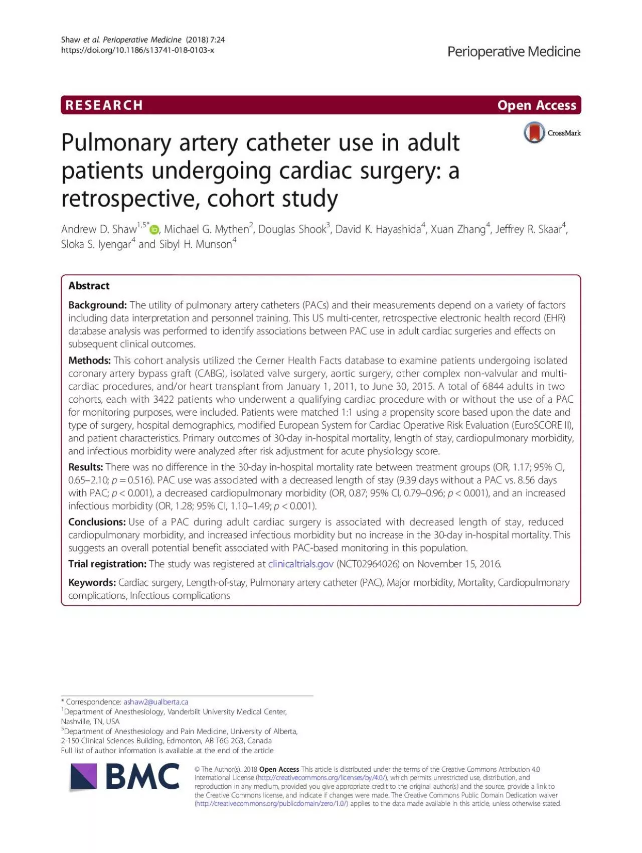 PDF-BackgroundPulmonaryarterycathetersPACswereintroducedin1970Swanetal