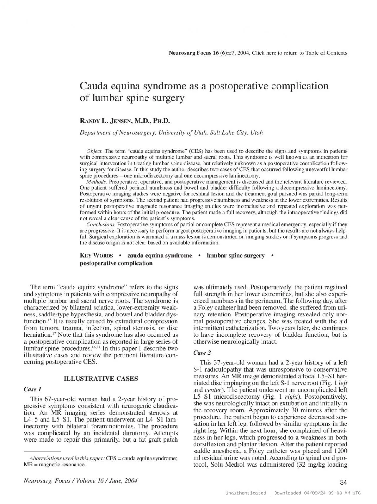 PDF-characterized by bilateral sciatica lowerextremity weak