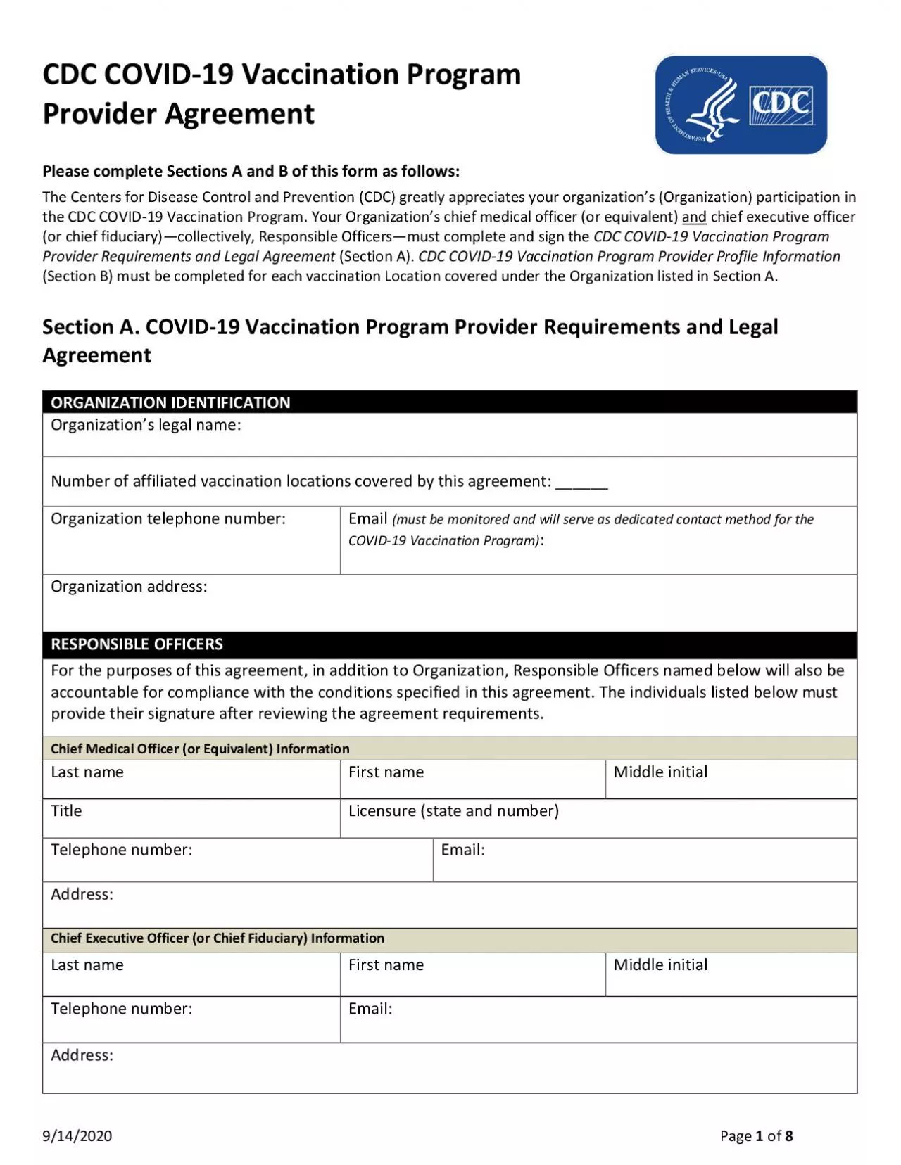 PDF-x0000x0000CDC COVID19 Vaccination Program Provider Agreement