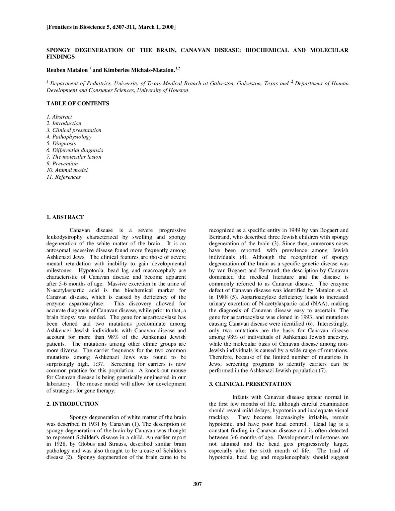 PDF-Frontiers in Bioscience 5 d307311 March 1 2000