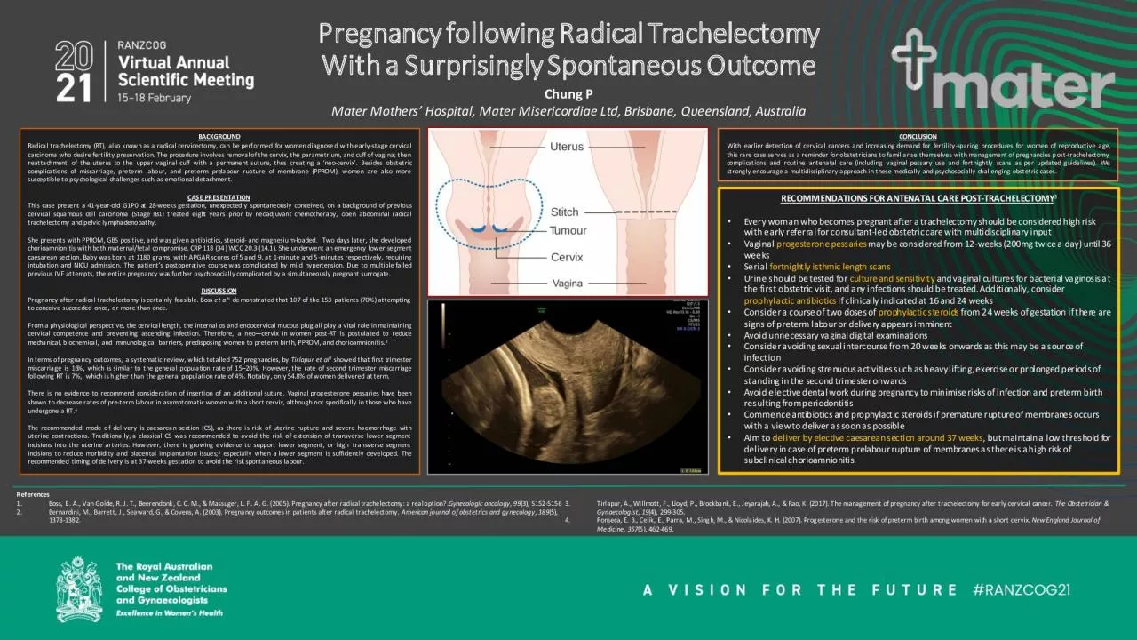 PDF-Pregnancy following Radical Trachelectomy