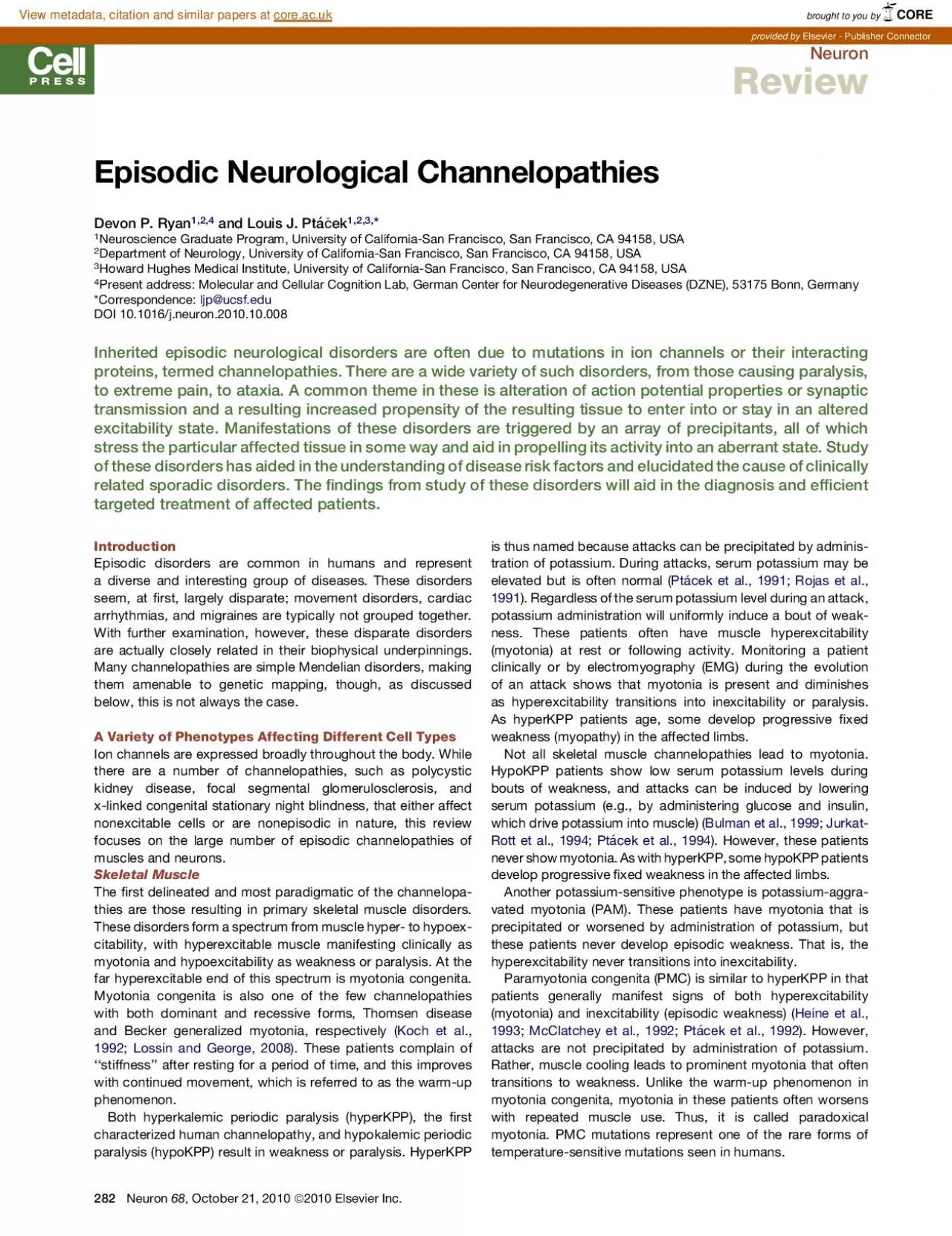 PDF-EpisodicNeurologicalChannelopathiesDevonPRyanandLouisJPtaNeuroscienc