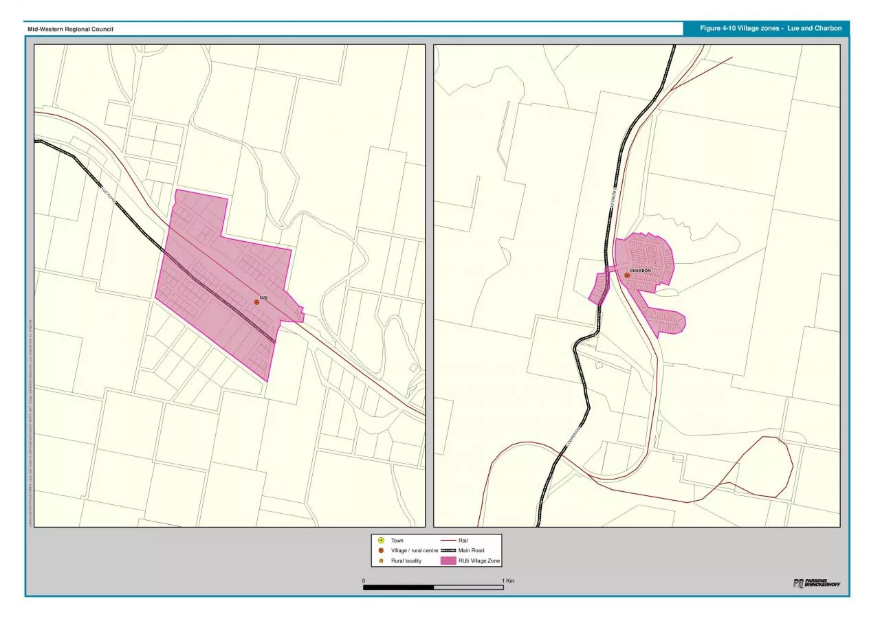 PDF-Figure 410 Village zones Lue and CharbonMidWestern Regional Counc