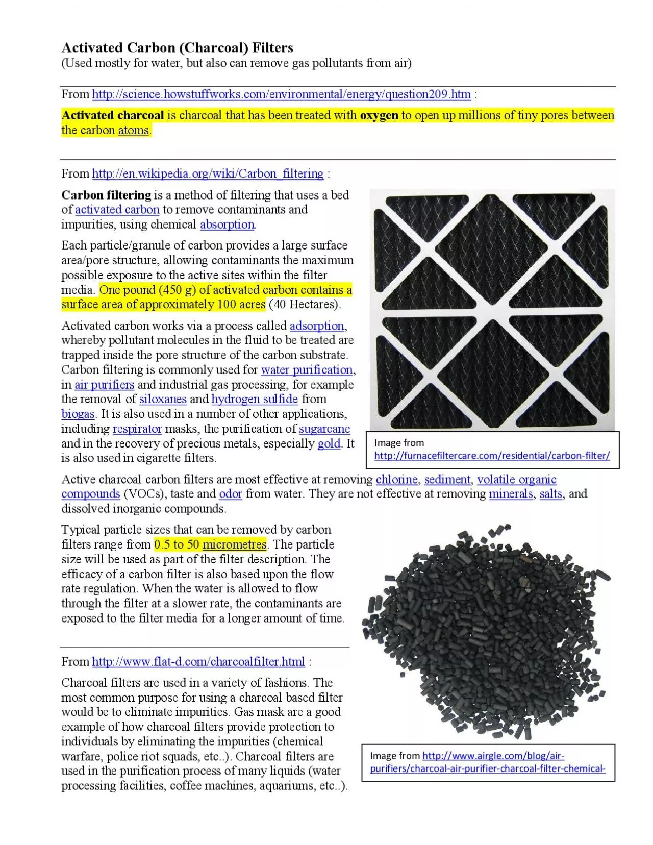 PDF-Charcoal filters are used in air conditioning units and exhaust fans t