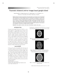 Indian Journal of Neurotrauma (IJNT), Vol. 8, No. 2, 2011Traumatic bas