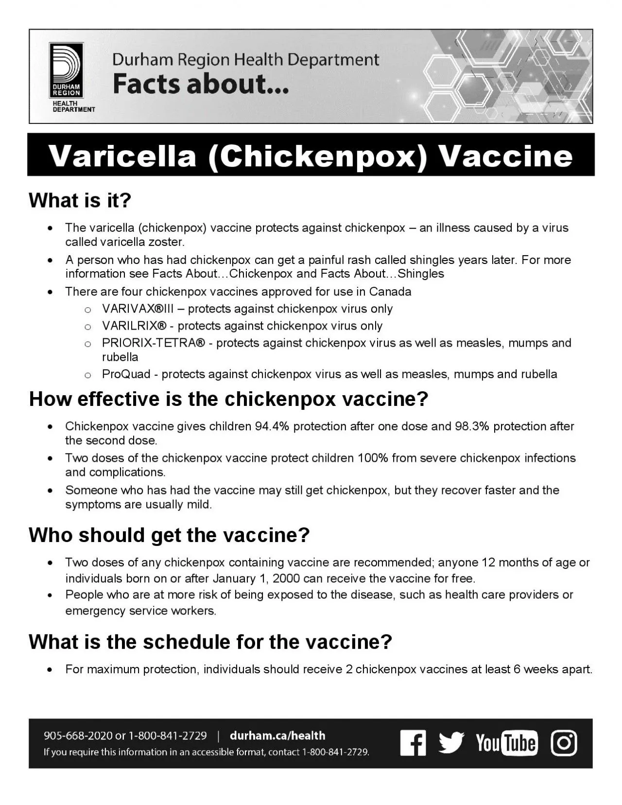 PDF-Varicella Chickenpox Vaccine