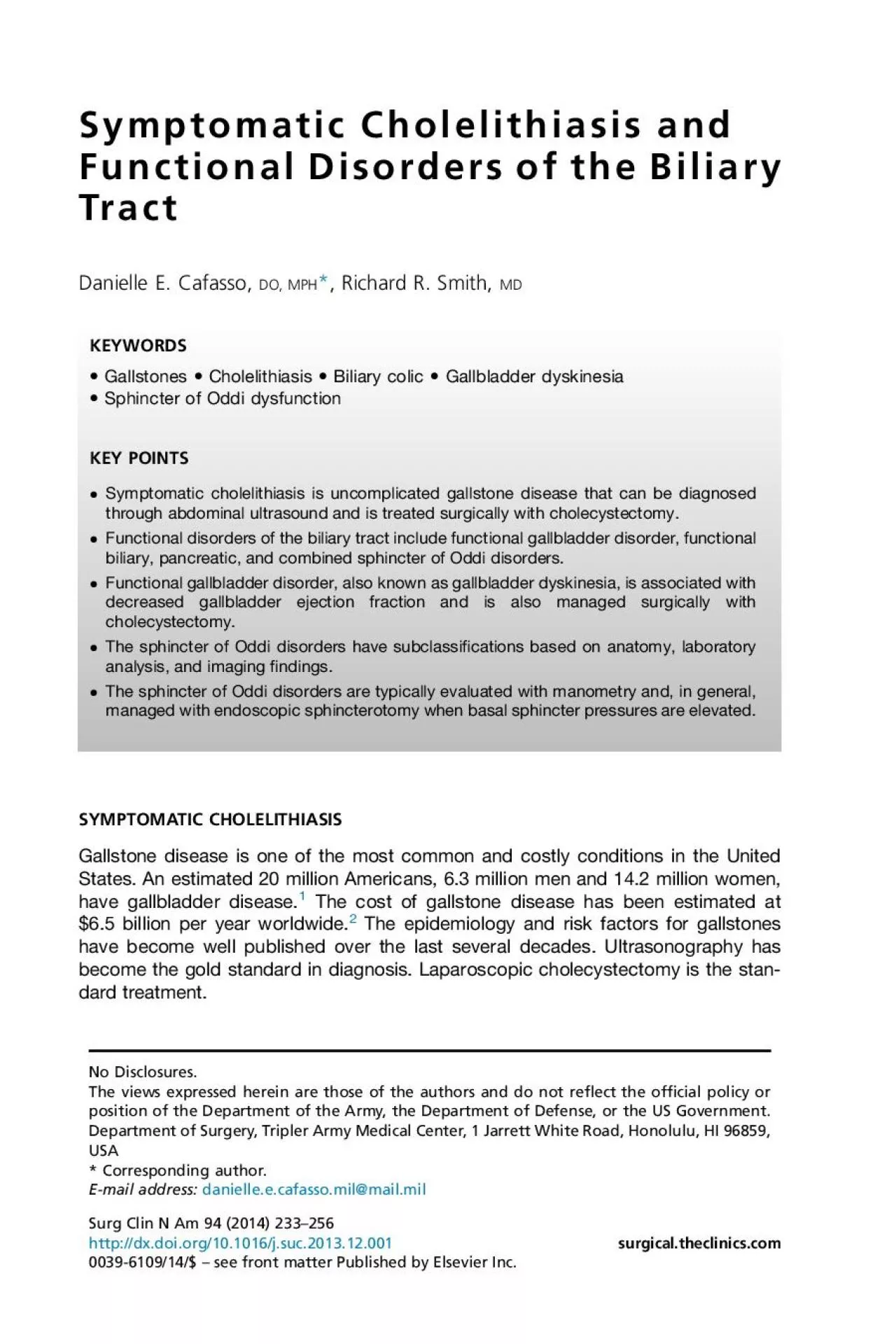 PDF-SymptomaticCholelithiasisandFunctionalDisordersoftheBiliaryTractDaniel