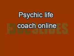 Psychic life coach online