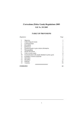 TABLE OF PROVISIONS Regulation Page  Objective 1Authorising provisions