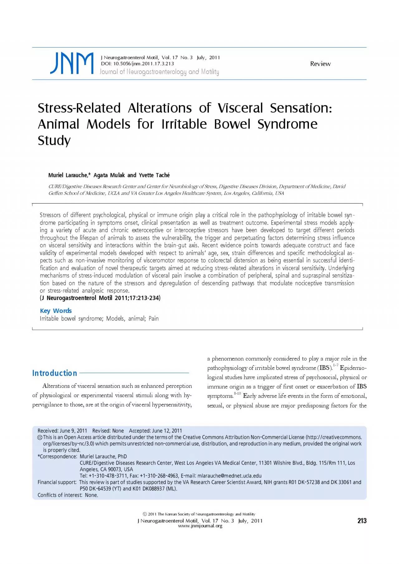 PDF-Journal of Neurogastroenterology and Motility Review