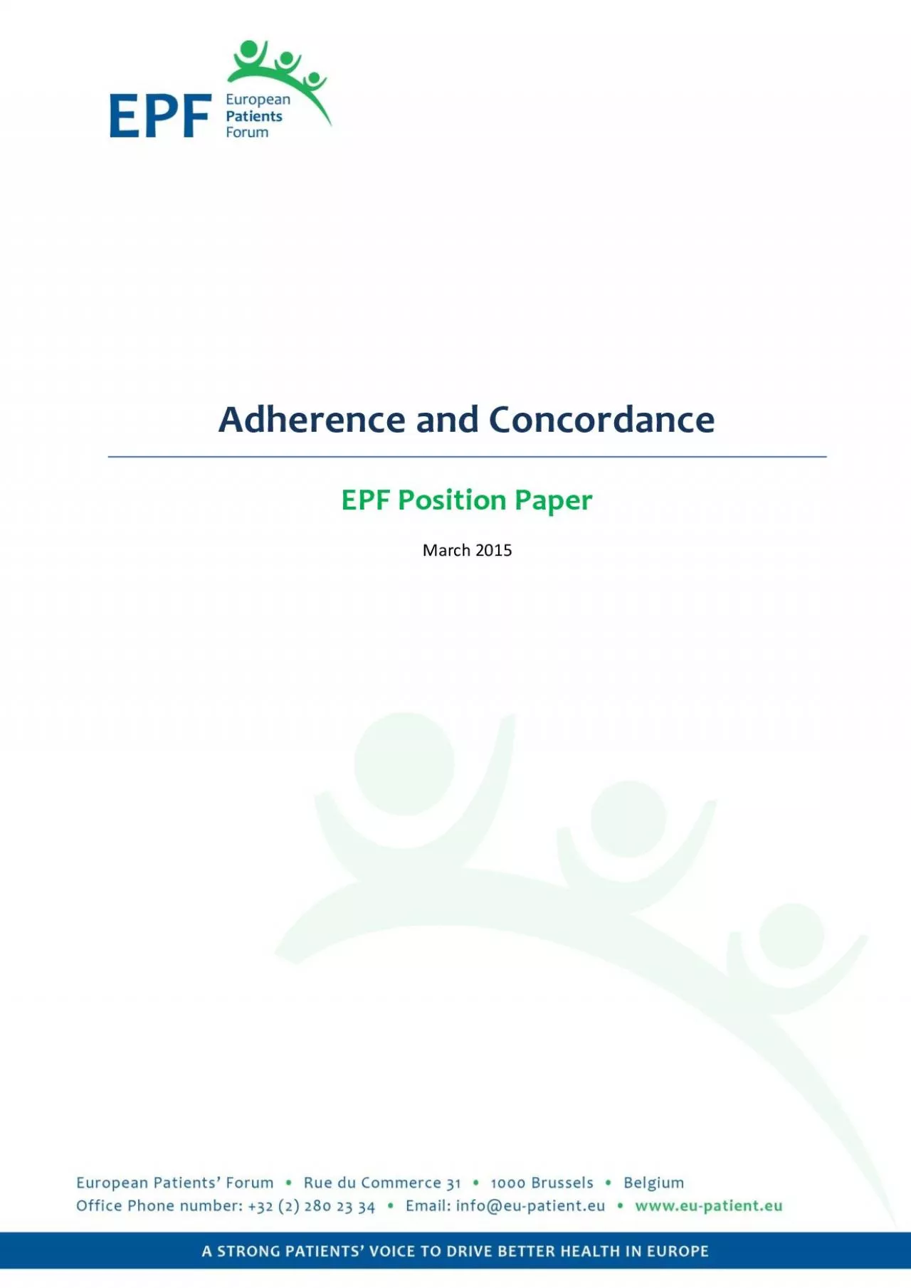 Adherence and Concordance