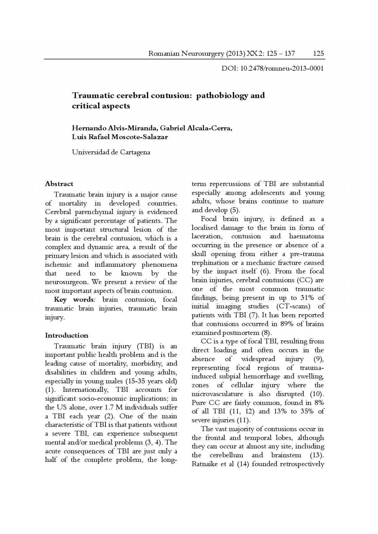 PDF-Romanian Neurosurgery 2013 XX 2 125 137 125 DOI 102478