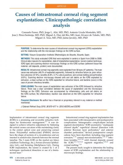 CausesofintrastromalcornealringsegmentexplantationClinicopathologicco