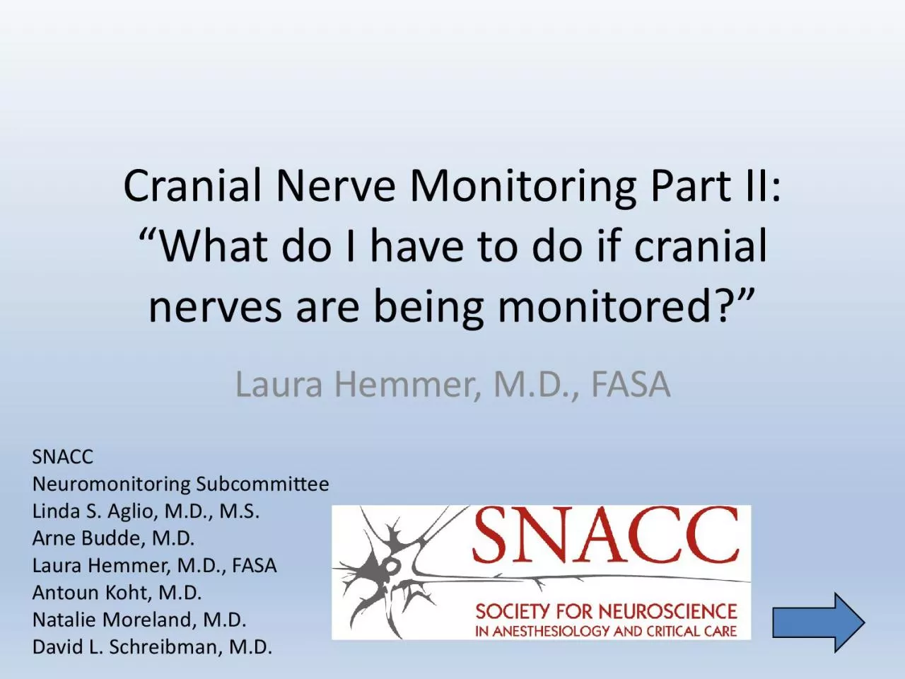 PDF-Cranial Nerve Monitoring Part II