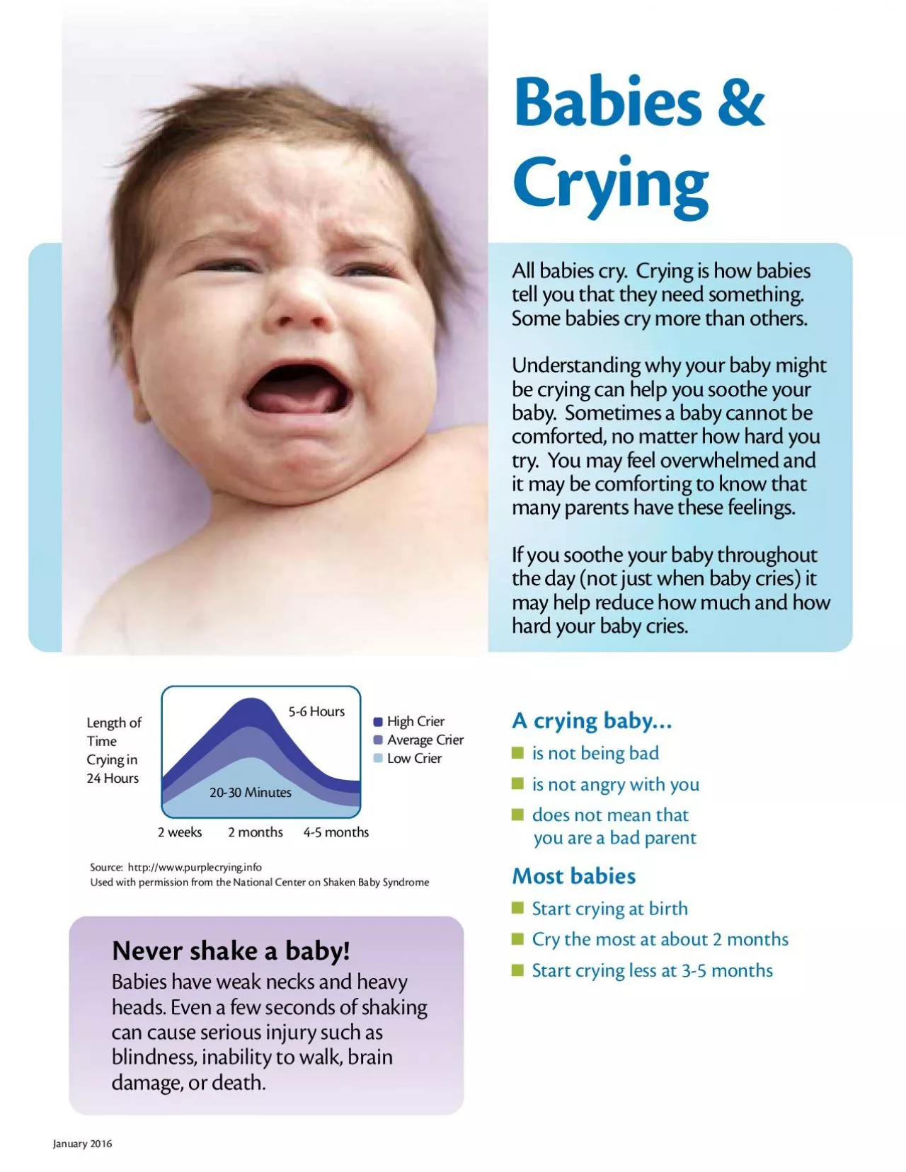 CryingAll babies cry  Crying is how babies tell you that they need so