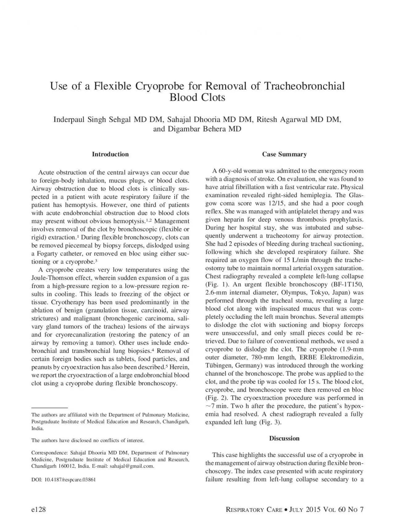 PDF-UseofaFlexibleCryoprobeforRemovalofTracheobronchialBloodClotsInderpaul