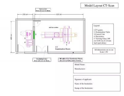 2 Examination Table  cm X 80 cm of 20 mm