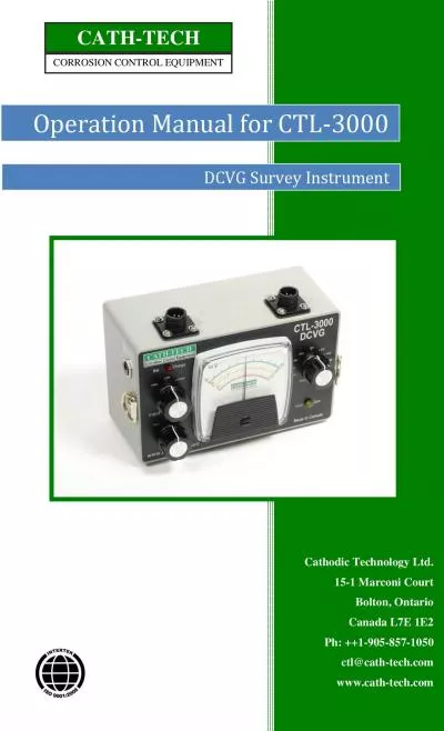 CORROSION CONTROL EQUIPMENT