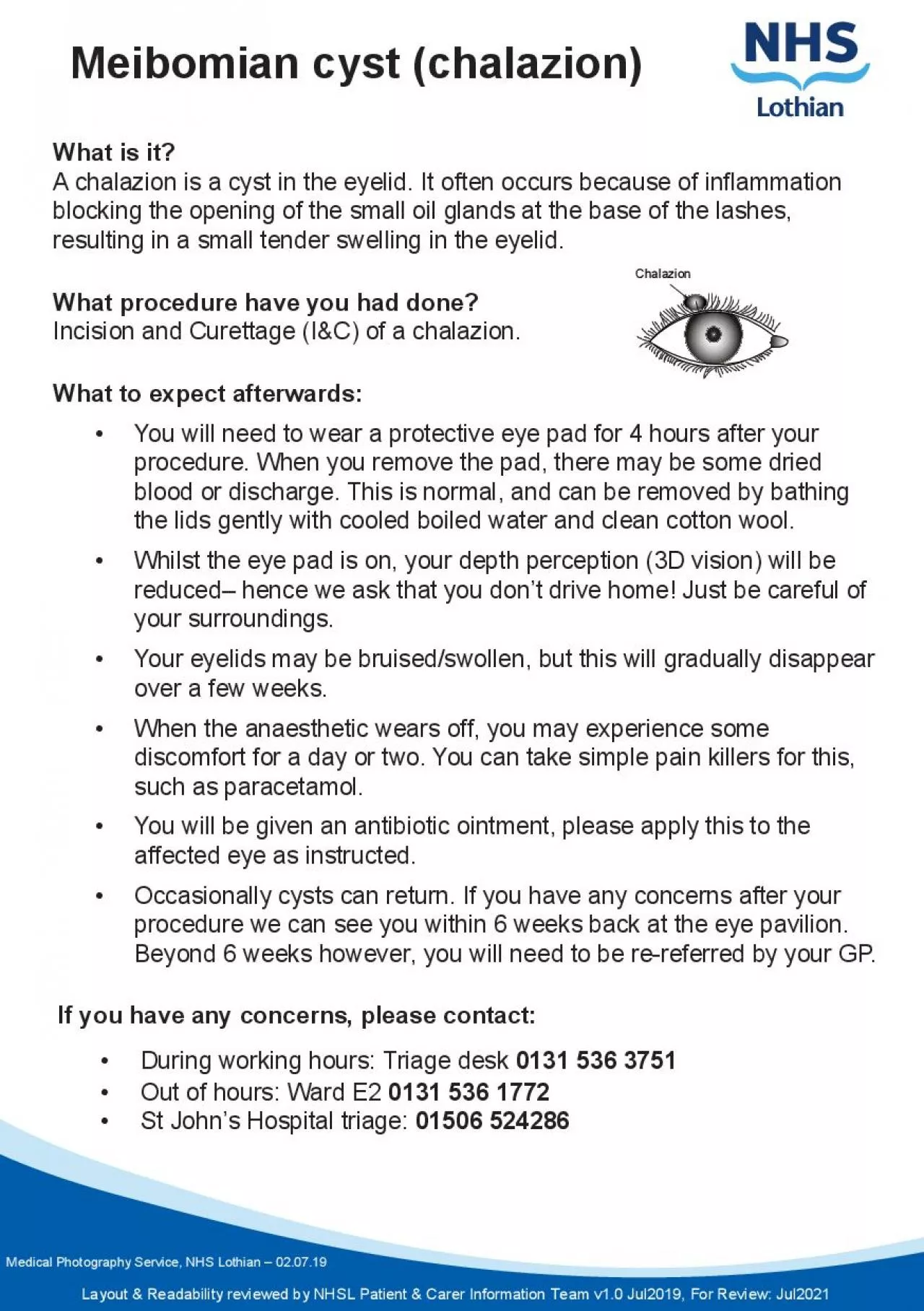 PDF-A chalazion is a cyst in the eyelid It often occurs because of inflam