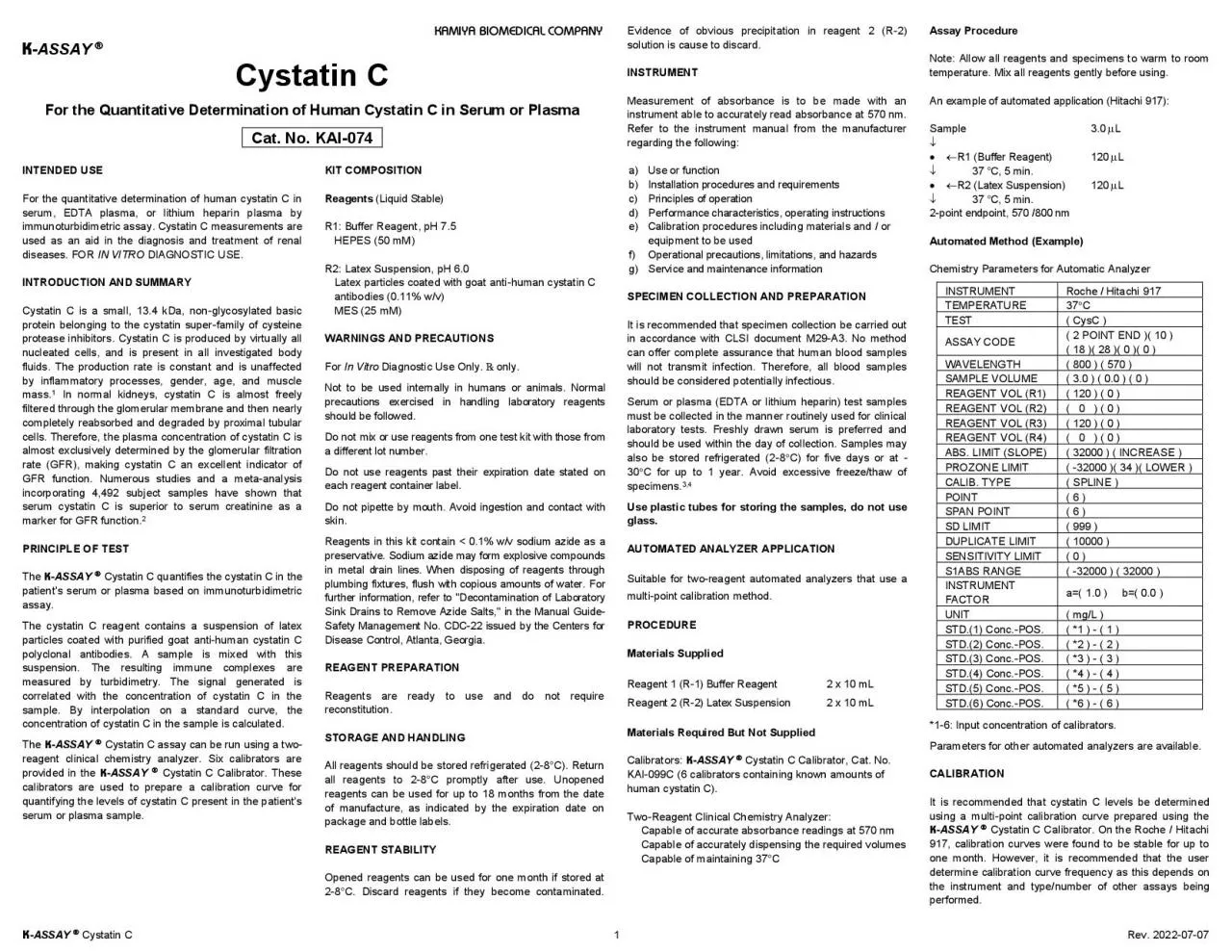 PDF-Cystatin C