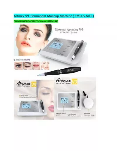 Artmex V9  Permanent Makeup Machine  PMU  MTS