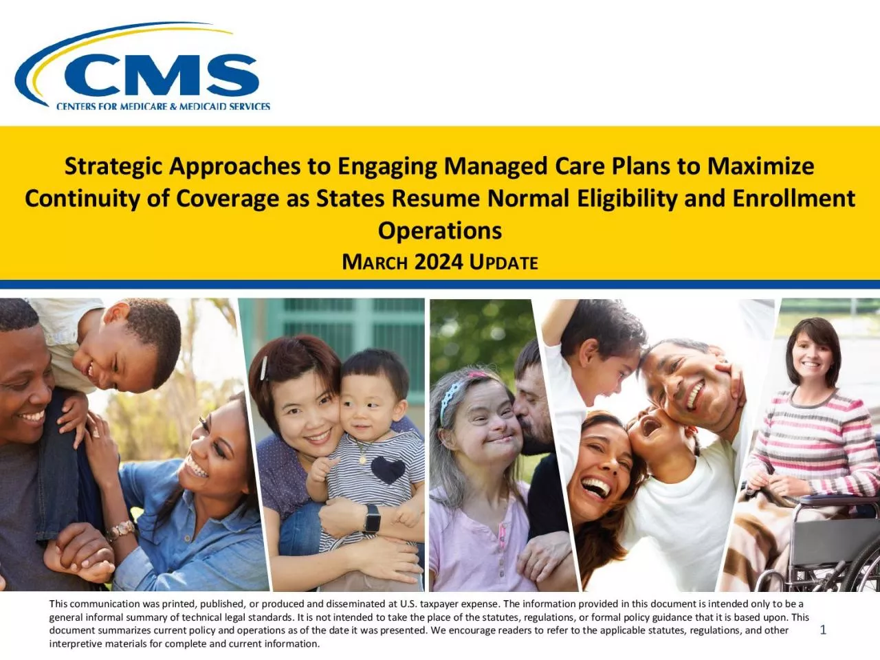 Overview of Strategic Approach to Engaging Managed Care Plans to Maxim