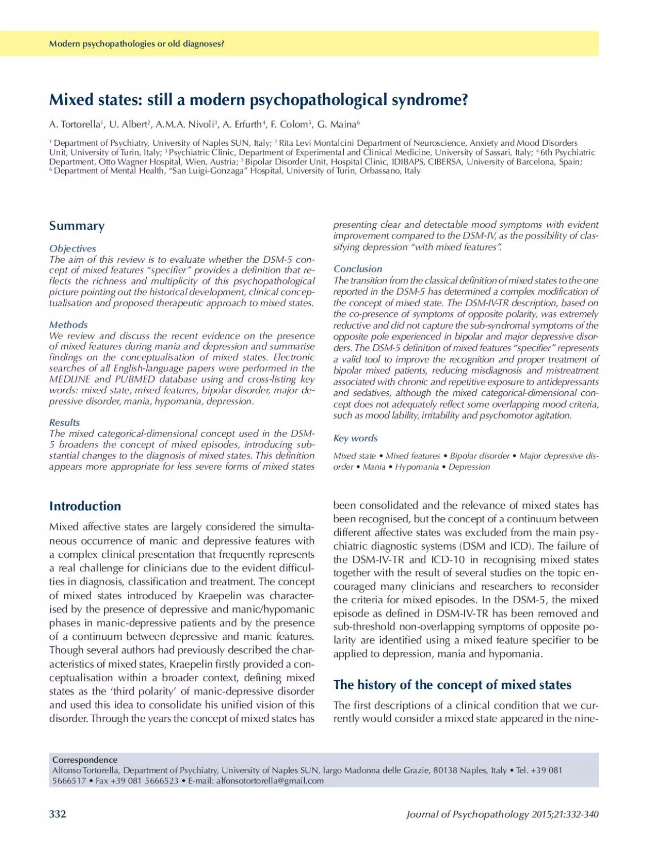 PDF-Journal of Psychopathology 201521332340