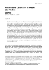 PDF-CollaborativeGovernanceinTheoryandPracticeChrisAnsellAlisonGashUnivers thumbnail