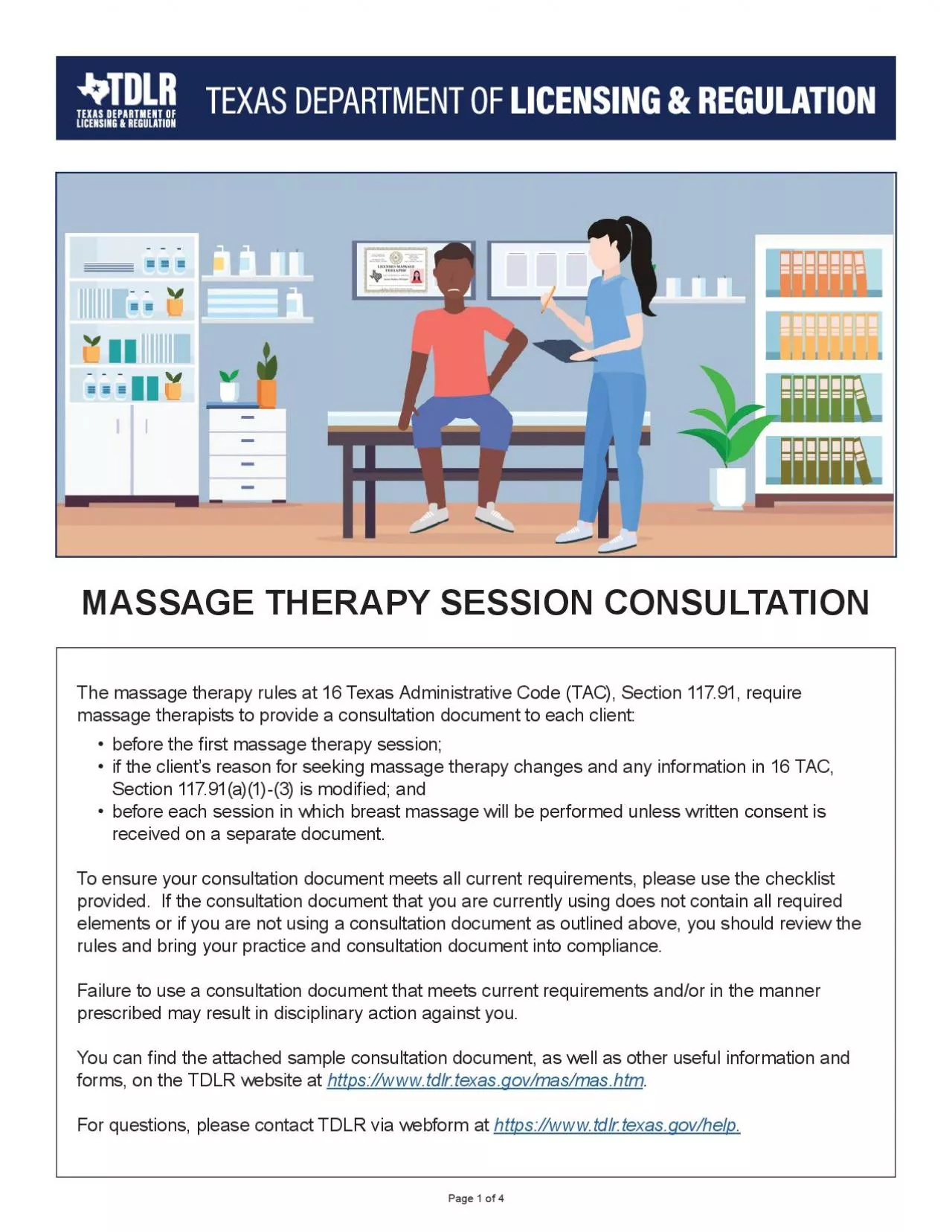 PDF-MASSAGE THERAPY SESSION CONSULTATION