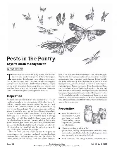 Page 20Pesticides and YouVol 23 No 2 2003