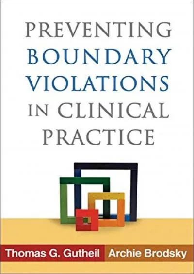 (BOOK)-Preventing Boundary Violations in Clinical Practice