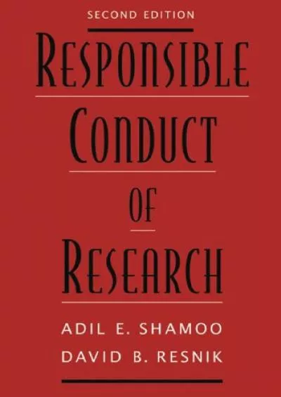 (EBOOK)-Responsible Conduct of Research