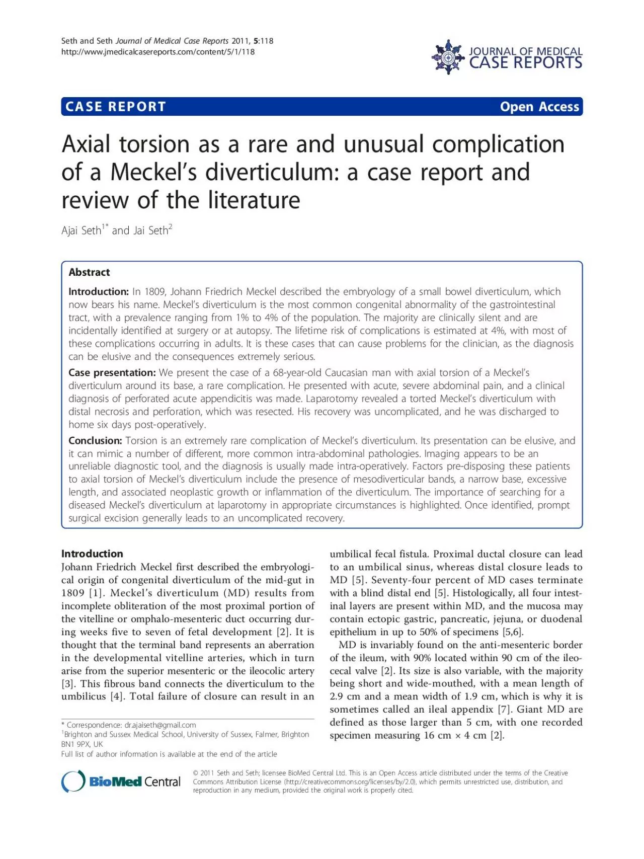 PDF-CASEREPORTOpenAccessAxialtorsionasarareandunusualcomplicationofaMeckel