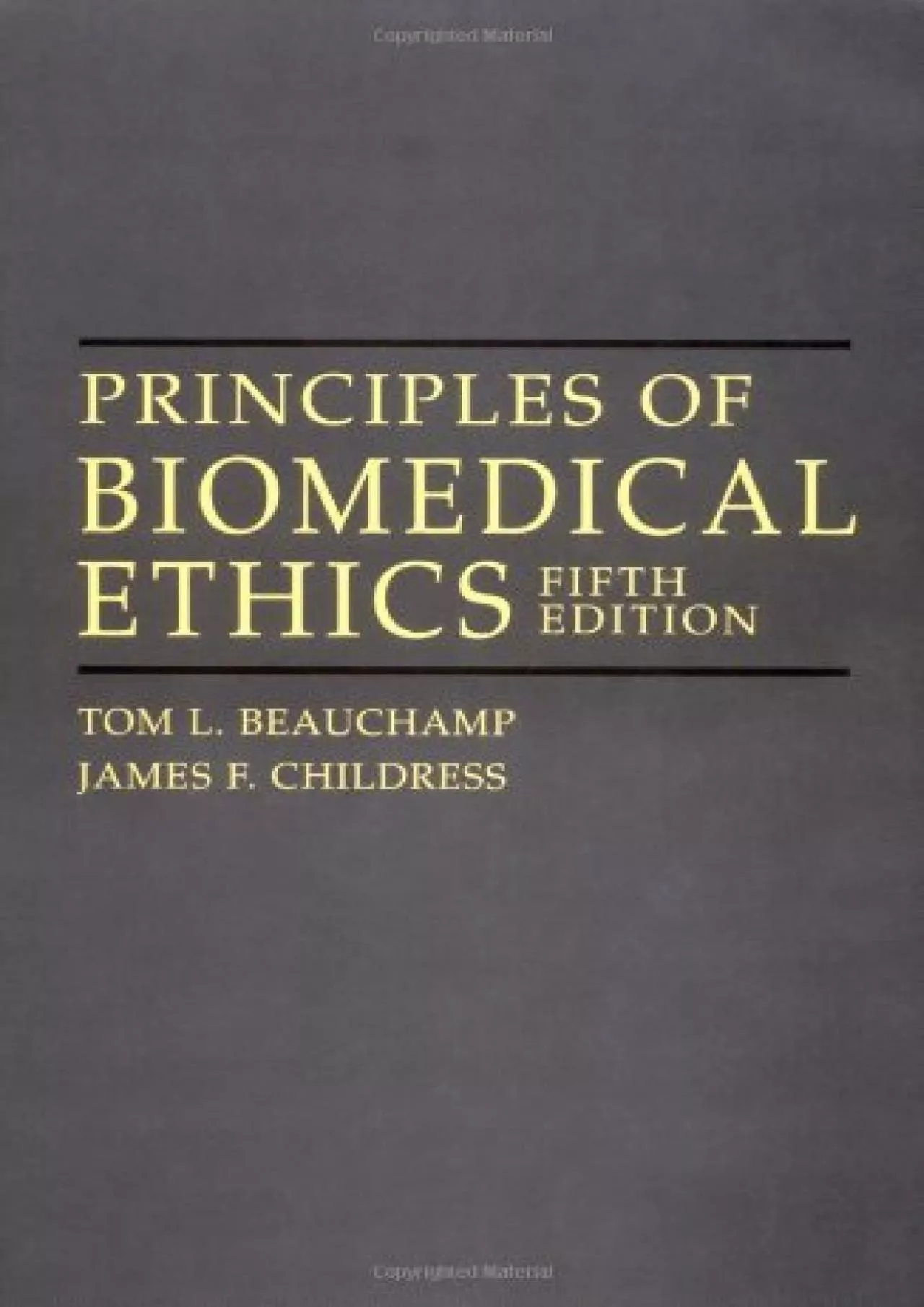 PDF-(EBOOK)-Principles of Biomedical Ethics, 5th edition