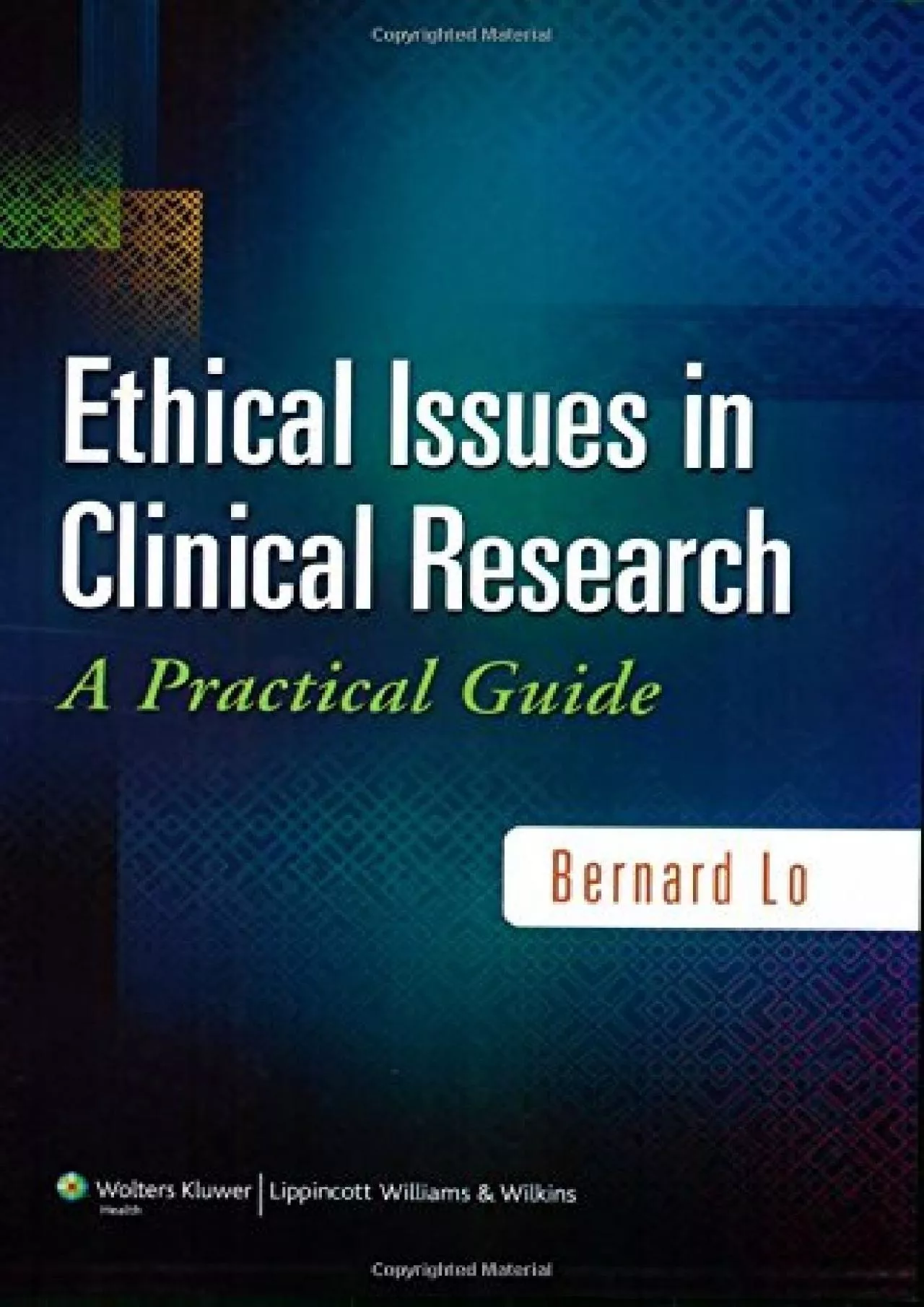 PDF-(BOOS)-Ethical Issues in Clinical Research: A Practical Guide