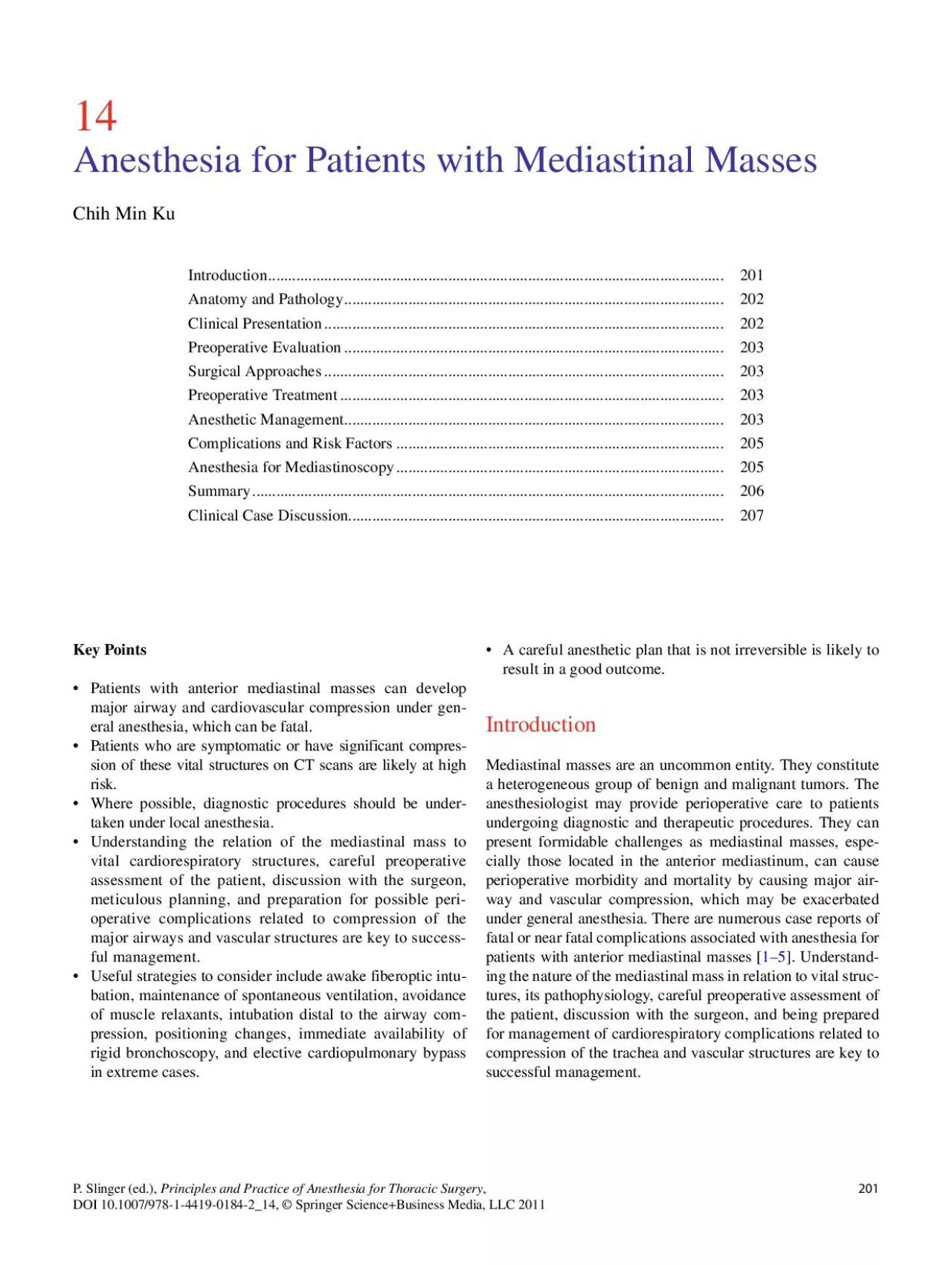 PDF-P Slinger ed Principles and Practice of Anesthesia for Thoracic S