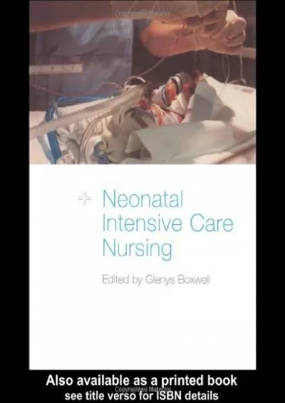 (BOOK)-Neonatal Intensive Care Nursing