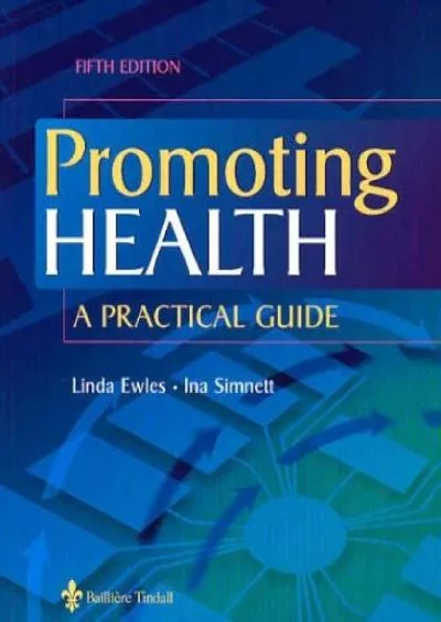 (BOOK)-Promoting Health: A Practical Guide