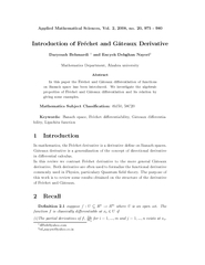AppliedMathematicalSciences,Vol.2,2008,no.20,975-980IntroductionofFr