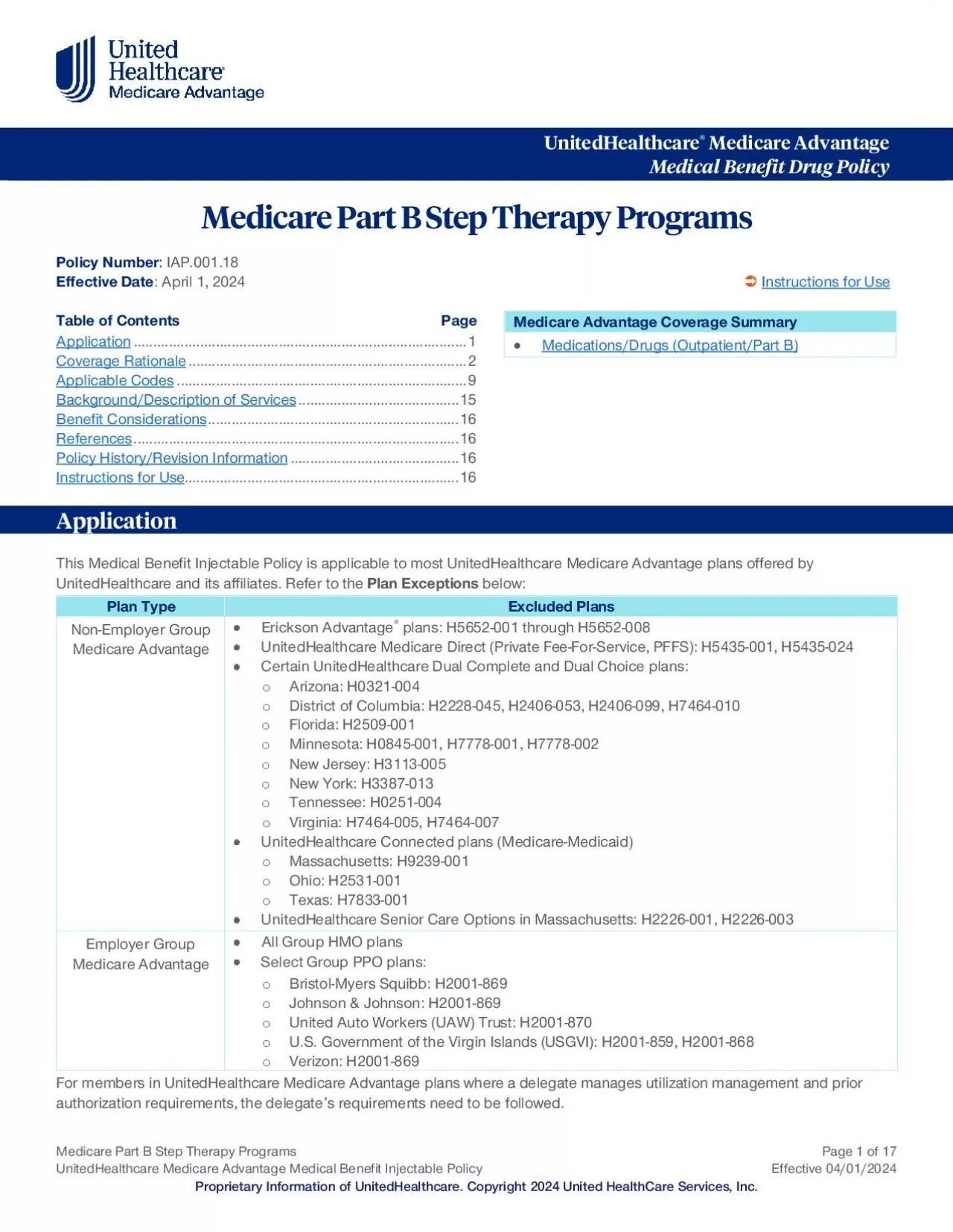 PDF-Medicare Part B Step Therapy Programs