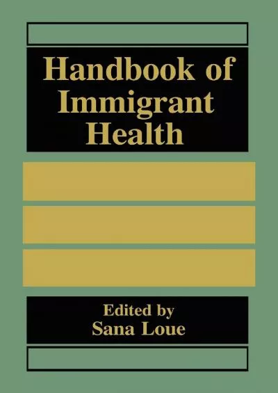 (READ)-Handbook of Immigrant Health