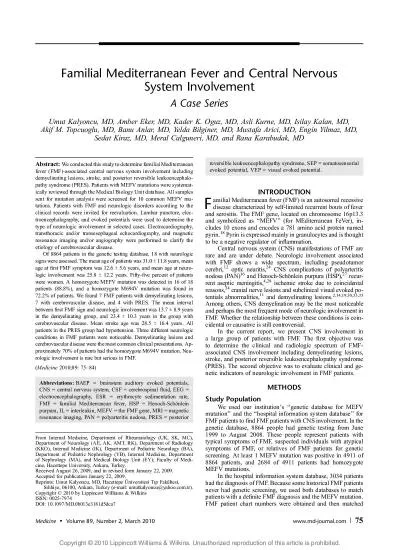 NeurologicInvolvementEvaluationandTreatment