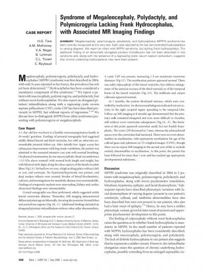 CASEREPORTSyndromeofMegalencephalyPolydactylyandPolymicrogyriaLackin