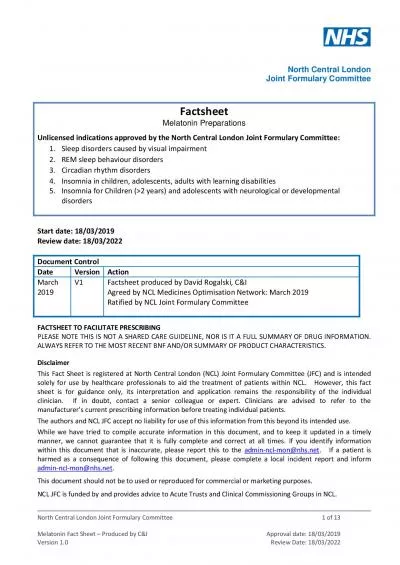 North Central London Joint Formulary Committee