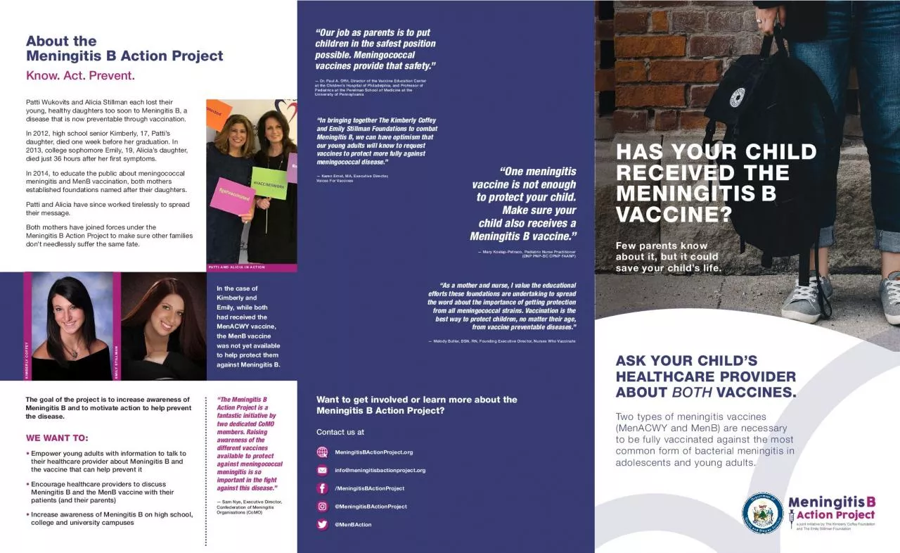 PDF-Meningitis B Action Project