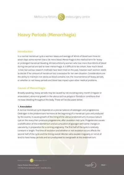 Heavy Periods Menorrhagia Dr Philip Thomas Gynaescope PL 2019wwwmf