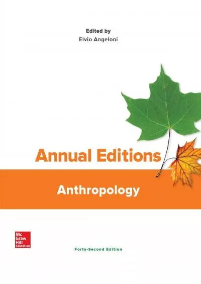 (DOWNLOAD)-Annual Editions: Anthropology