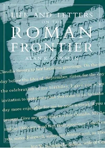 (EBOOK)-Life and Letters from the Roman Frontier