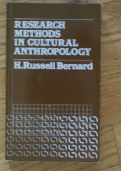 (BOOK)-Research Methods in Cultural Anthropology