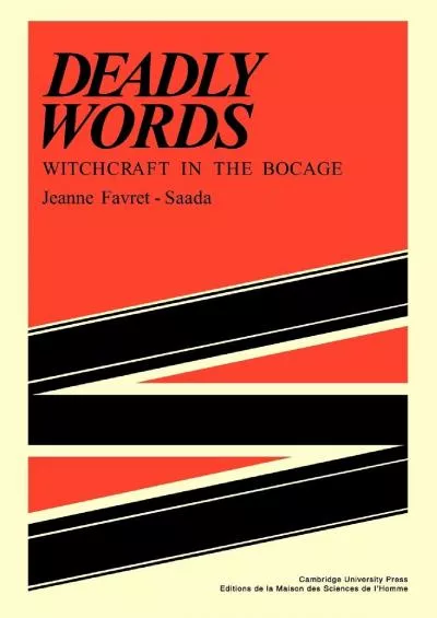 (BOOS)-Deadly Words: Witchcraft in the Bocage